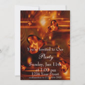 Invitation complète de la fête de la flamme du cœu (Devant)