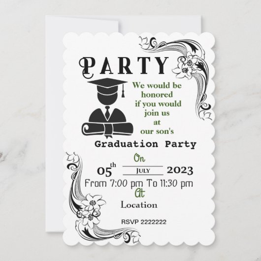 Invitation Compléter le diplôme   (Devant)