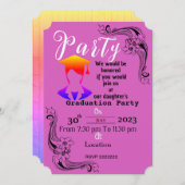 Invitation Compléter le diplôme   (Devant / Derrière)