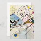 Invitation Composition 8 Wassily Kandinsky (Devant / Derrière)