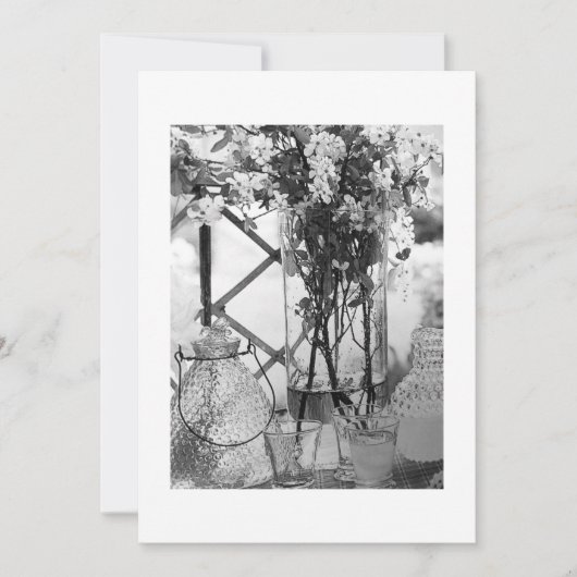 INVITATION "COMPOSITION DE TABLE DE MARIAGE" CARTON D'INVITAT (Devant)