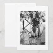 INVITATION "COMPOSITION DE TABLE DE MARIAGE" CARTON D'INVITAT (Devant / Derrière)