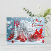 Invitation Composition Fleur d'Hiver (Debout devant)