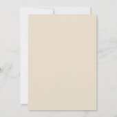 Invitation Composition Florale Jaune de Mariage (Dos)