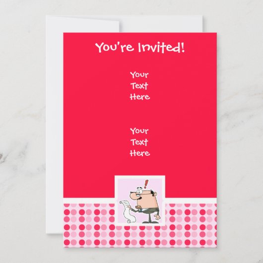 Invitation Comptable Cute (Devant)