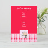 Invitation Comptable Cute (Debout devant)