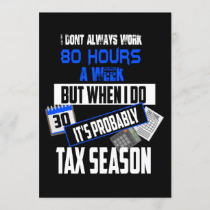 Invitation Comptables de 80 Heures pour la saison fiscale