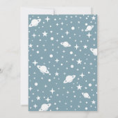 Invitation Compte à rebours de l'espace extra-atmosphérique (Dos)