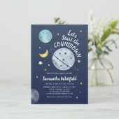 Invitation Compte à rebours Espace moderne Espace extra-galax (Debout devant)