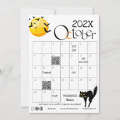 Invitation Compte à rebours Halloween Calendrier de l'avent C (Devant)