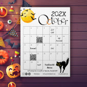 Invitation Compte à rebours Halloween Calendrier de l'avent C