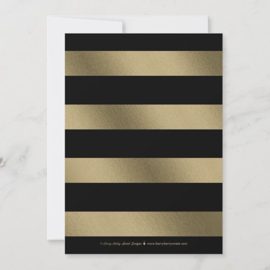 Invitation Compte à rebours moderne COULEUR ÉDITABLE Fête du (Dos)