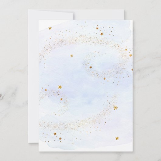 Invitation Compte à rebours spatial astronaute 4e anniversair (Dos)