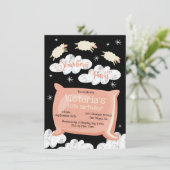 Invitation Compter le mouton Fête du bois d'oeuvre Anniversai (Debout devant)