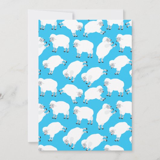 Invitation Compter les moutons (Devant)