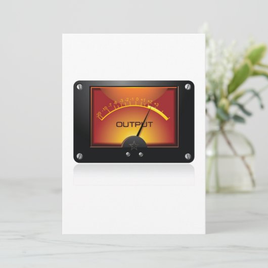 Invitation Compteur de signal (Debout devant)