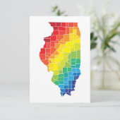 Invitation comtés de couleur de l'illinois (Debout devant)