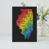 Invitation comtés de couleur de l'illinois (Debout devant)