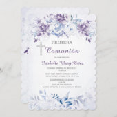 Invitation Comunion de primère (Devant / Derrière)