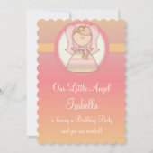 Invitation Conception 5 d'ange d'invitation de fête (Devant)