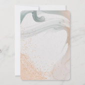 Invitation Conception abstraite neutre et douce  (Dos)