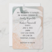 Invitation Conception abstraite neutre souple (Devant)