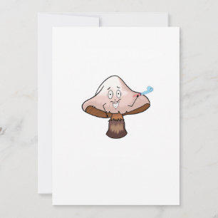 Invitation Conception champignon, champignon de fête
