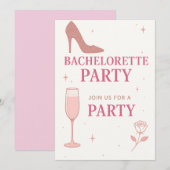 Invitation "Conception chic et amusante de carton d'invitatio (Devant / Derrière)