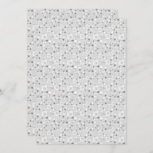 Invitation Conception complète sept (Devant / Derrière)