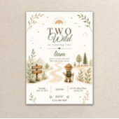 Invitation Conception d'anniversaire de deux ans d'explorateu
