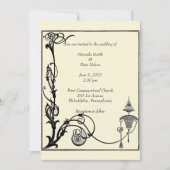 Invitation Conception d'Aubrey Beardsley dans les années 1920 (Devant)