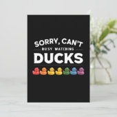 Invitation Conception de canard en caoutchouc pour canard de  (Debout devant)