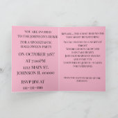 Invitation Conception de célébration de fantômes chauves-sour (Intérieur)