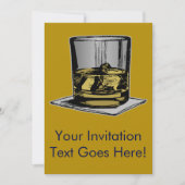 Invitation Conception de cocktails et de serviettes (Devant)