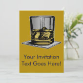 Invitation Conception de cocktails et de serviettes (Debout devant)