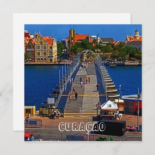 Invitation Conception de Curaçao (Devant / Derrière)