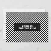 Invitation Conception de fête d'anniversaire pour enfants de  (Dos)