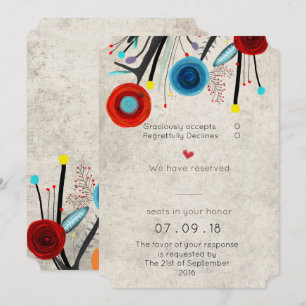 Invitation Conception de forme de billet d'invitation de mari