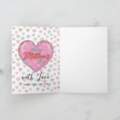 Invitation Conception de la fête des mères (Intérieur)