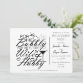 Invitation Conception de la partie d'engagement (Debout devant)