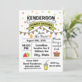 Invitation Conception de la Réunion de famille (Debout devant)