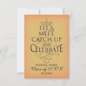 Invitation Conception de la réunion scolaire (Devant)