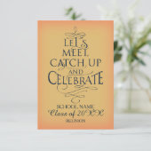 Invitation Conception de la réunion scolaire (Debout devant)