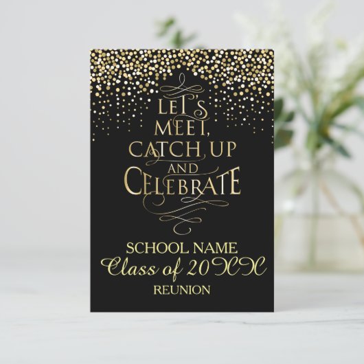 Invitation Conception de la réunion scolaire (Debout devant)