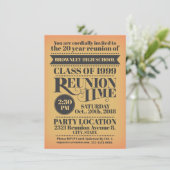 Invitation Conception de la réunion scolaire. (Debout devant)