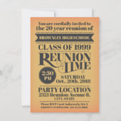 Invitation Conception de la réunion scolaire. (Devant)