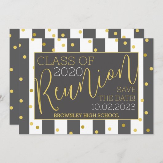 Invitation Conception de la réunion scolaire (Devant / Derrière)