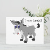 Invitation Conception de l'âne Toute occasion (Debout devant)