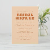 Invitation Conception de les années 70 rétro super en Fête de (Debout devant)