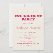 Invitation Conception de les années 70 rétro super en Red Eng (Devant)